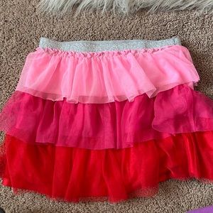Pink & red tutu skirt